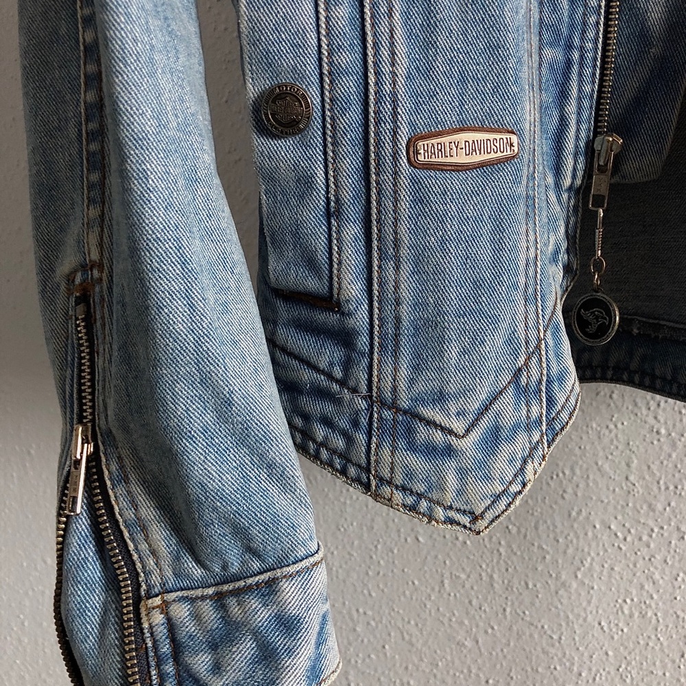 Harley Davidson Denim Jacket Gem